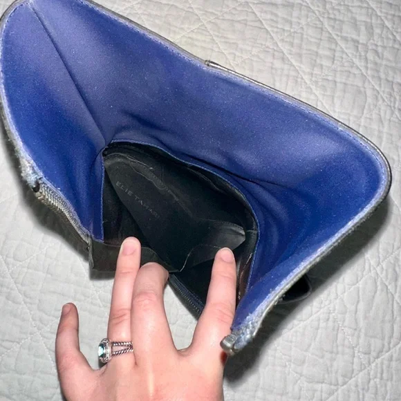 Elie Tahari Black Leather Boots - Picture 5 of 5